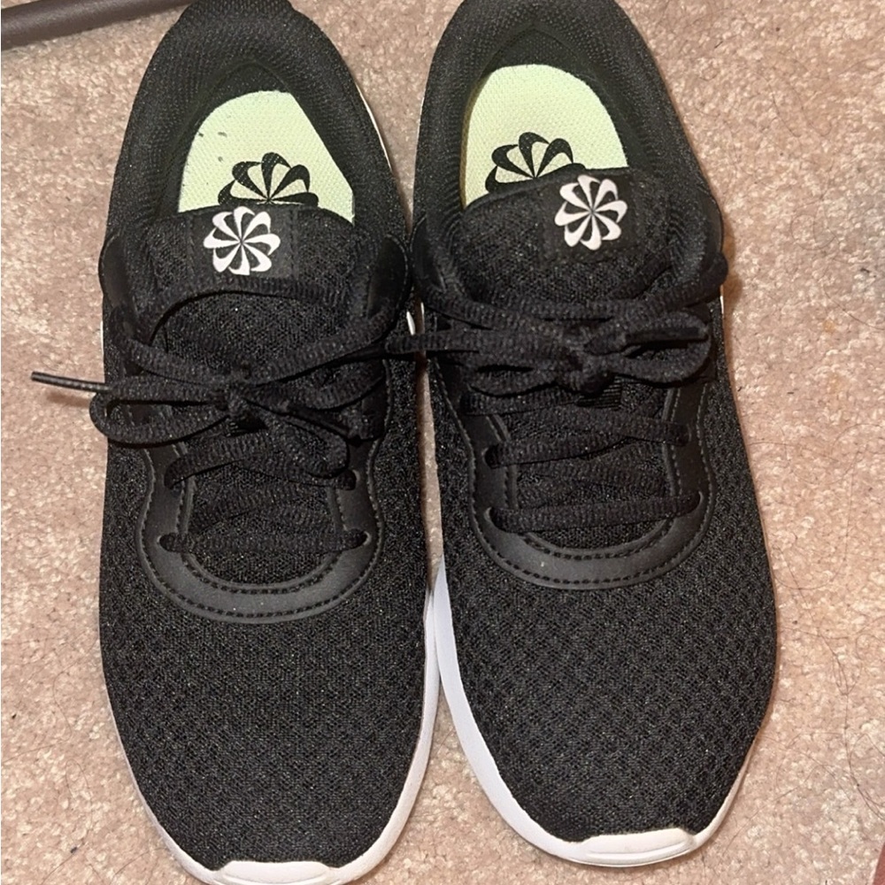 Nike Black Athletic Sneakers with White Soles